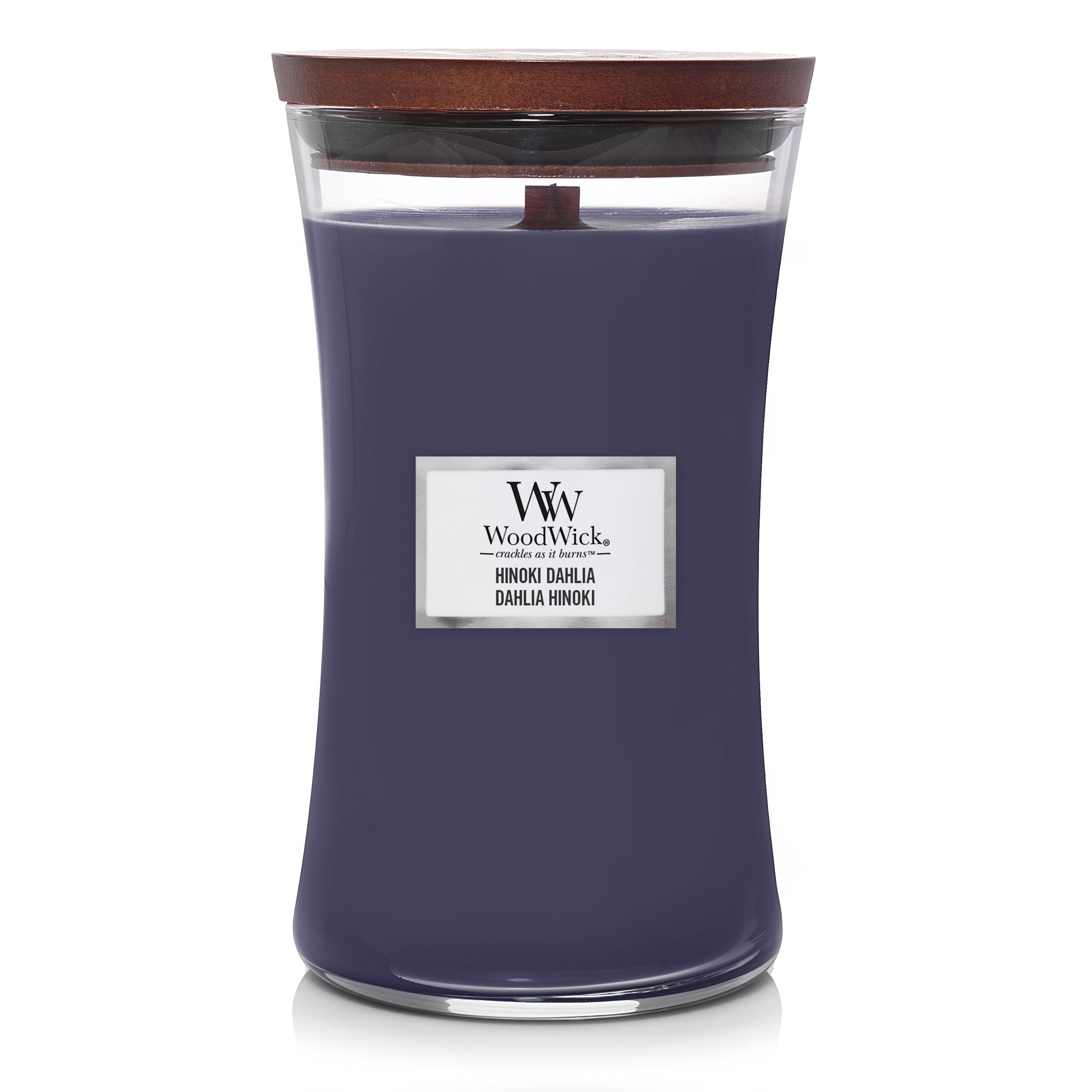 Hinoki Dahlia - Dahlia Hinoki Bougies WoodWick Grande Jarre